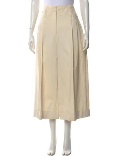 Pre-owned Marc Jacobs Wide Leg Pants In White
