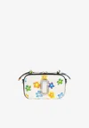 Marc Jacobs Snapshot Wild Daisy Crossbody Bag In Leather In Multi