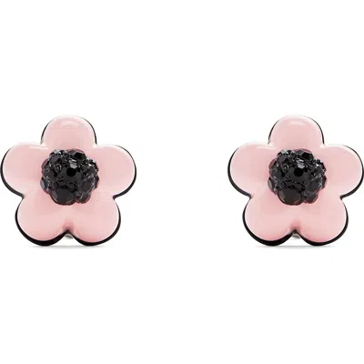 Marc Jacobs Wild Daisy Stud Earrings In Pink
