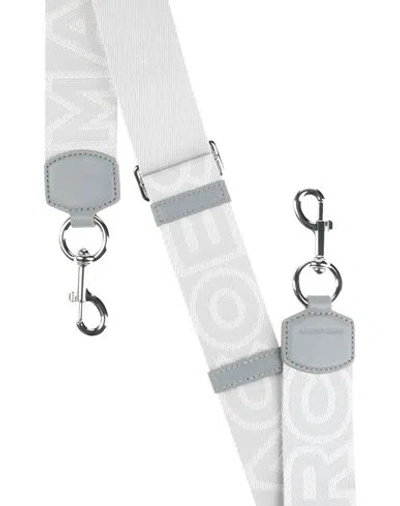 Marc Jacobs Woman Bag Strap Grey Size - Polyester, Nylon, Leather In White