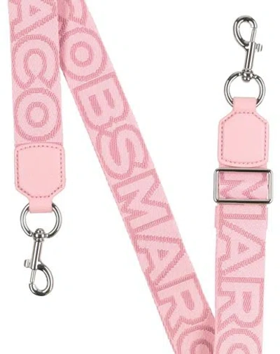 Marc Jacobs Woman Bag Strap Pink Size - Polyester, Nylon, Leather