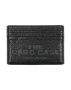 Marc Jacobs Black Card-holder With Embossed Logo In Leather Woman In Black