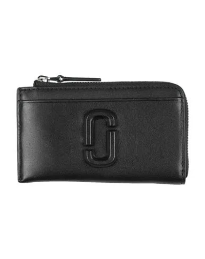 Marc Jacobs Woman Coin Purse Black Size - Leather