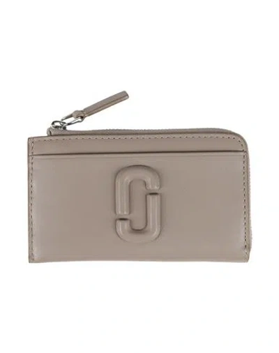 Marc Jacobs Woman Coin Purse Grey Size - Leather In Gray