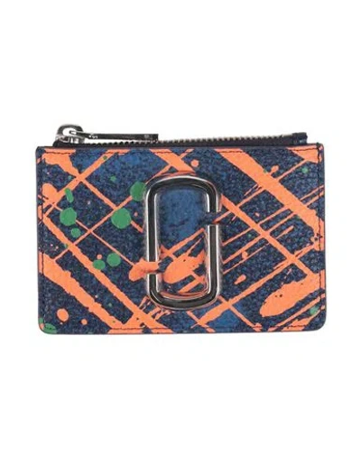 Marc Jacobs Woman Pouch Midnight Blue Size - Leather