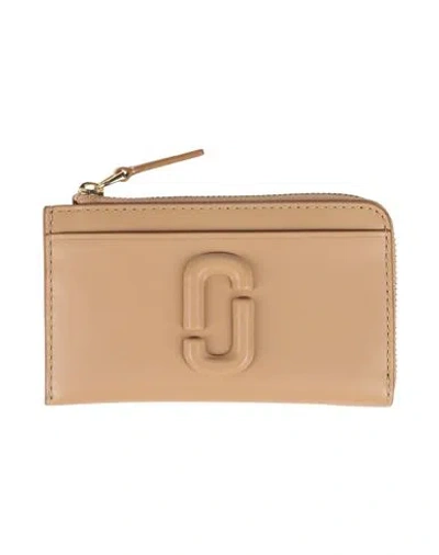 Marc Jacobs Woman Coin Purse Sand Size - Leather