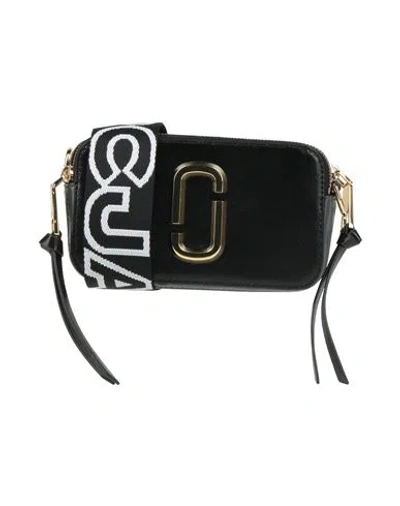 Marc Jacobs Woman Cross-body Bag Black Size - Cow Leather, Polyurethane Coated In 964