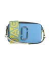 Marc Jacobs Woman Cross-body Bag Light Blue Size - Cow Leather, Polyurethane Coated