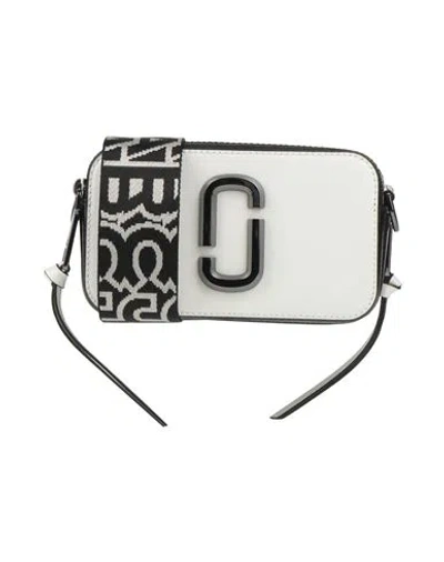 Marc Jacobs Woman Cross-body Bag White Size - Cow Leather, Polyurethane Coated