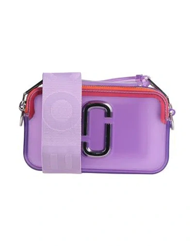 Marc Jacobs Woman Cross-body Bag Lilac Size - Pvc - Polyvinyl Chloride In Purple