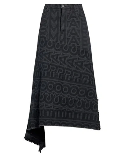 Marc Jacobs Woman Denim Skirt Black Size Xs Cotton, Polyester