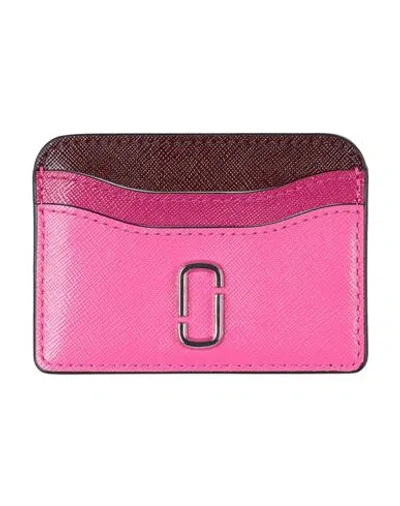 Marc Jacobs Woman Document Holder Magenta Size - Soft Leather In Magenta