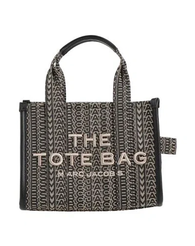 Marc Jacobs Woman Handbag Beige Size - Cotton, Polyester, Cow Leather In Sand