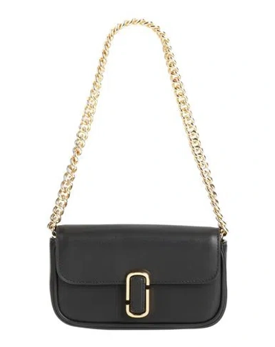 Marc Jacobs Woman Handbag Black Size - Bovine Leather, Polyurethane In Black