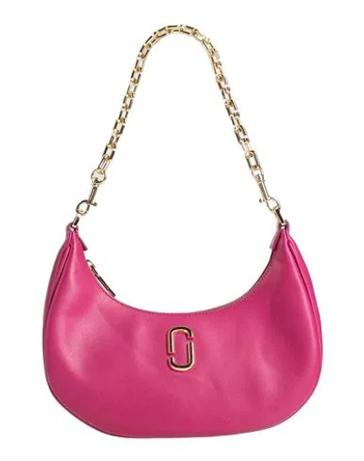 Marc Jacobs Woman Handbag Magenta Size - Leather In Purple