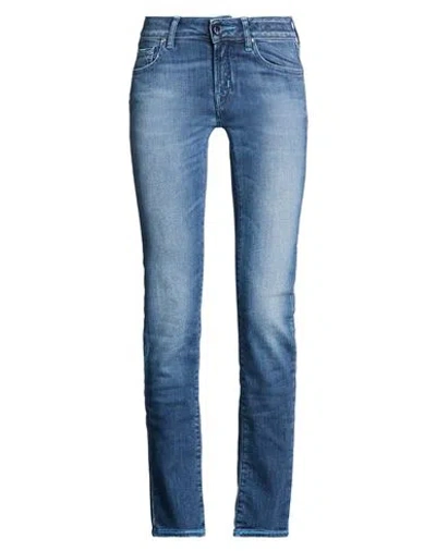 Marc Jacobs Woman Jeans Blue Size 25 Cotton, Viscose, Polyethylene, Polyurethane