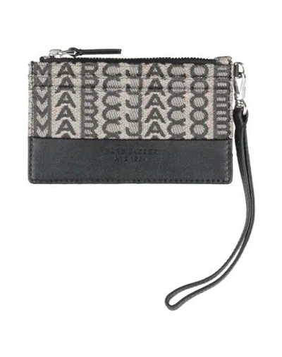 Marc Jacobs Woman Pouch Black Size - Textile Fibers, Leather