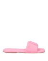 Marc Jacobs Woman Sandals Pink Size 9 Leather