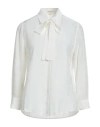 Marc Jacobs Woman Shirt Off White Size 8 Rayon, Silk In Off White