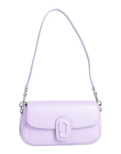 Marc Jacobs Woman Shoulder Bag Lilac Size - Leather In Purple