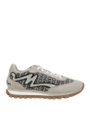Marc Jacobs Woman Sneakers Beige Size 5 Leather, Textile Fibers
