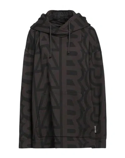 MARC JACOBS MARC JACOBS WOMAN SWEATSHIRT CHARCOAL SIZE M COTTON