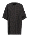 Marc Jacobs Gray 'the Monogram' Big T-shirt In Grey