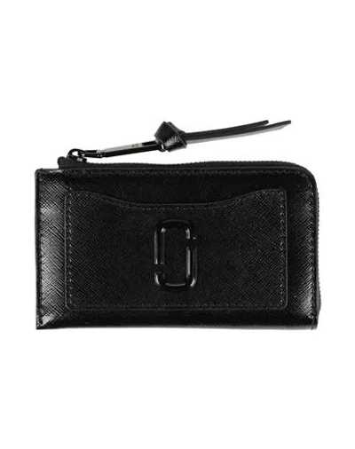 Marc Jacobs Woman Wallet Black Size - Cow Leather