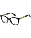 Marc Jacobs Women's 335 52mm Optical Frames In Black