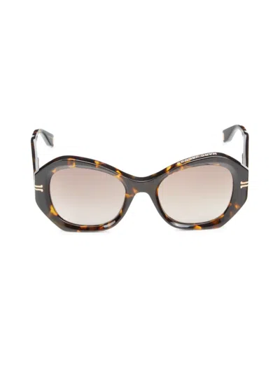 Marc Jacobs Women's 52mm Round Sunglasses In Brown