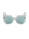 Marc Jacobs Women's 52mm Square Sunglasses In Green