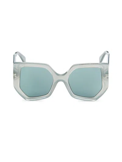 Marc Jacobs Women's 52mm Square Sunglasses In Blue
