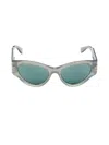 Marc Jacobs Women's 53mm Cat Eye Sunglasses In Blue