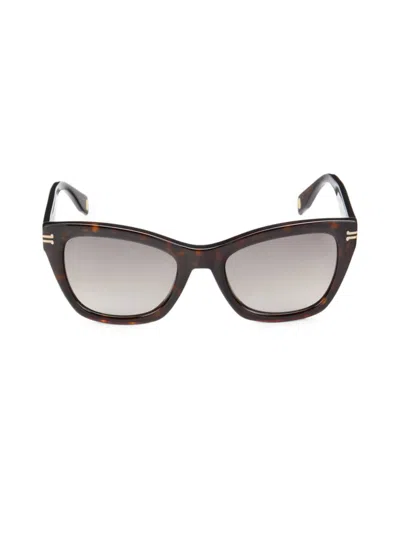 Marc Jacobs Women's 54mm Square Sunglasses In Tortoise