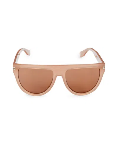 Marc Jacobs Women's Mj 1069/s 55mm Oval Sunglasses In Brown