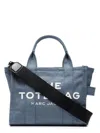 Marc Jacobs Air Force Blue Canvas Mini The Tote Bag Handbag In Blue