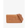 Marc Jacobs Womens Argan Oil The Mini Leather Cross Body Bag In Argan Oil