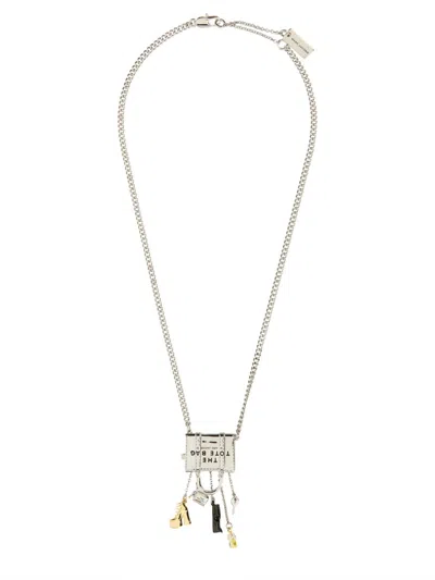 Marc Jacobs Women "bag Life" Necklace In Gold