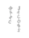 Marc Jacobs Women "balloon" Earrings In Silver