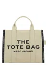 Marc Jacobs Women's Beige Canvas The Tote Shopping Bag