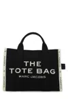 Marc Jacobs Women Black Canvas The Tote Shopping Bag