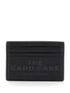 Marc Jacobs Women Black Card-holder With Embossed Logo In Leather Woman