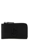 Marc Jacobs Women Black Leather Card Holder