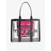 MARC JACOBS MARC JACOBS WOMEN'S BLACK THE LARGE TOTE PVC TOTE BAG