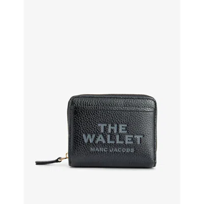 Marc Jacobs Womens Black The Mini Compact Leather Wallet