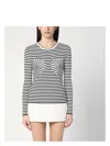 Marc Jacobs Ribbed Striped Round Neck Knitwear