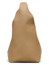 Marc Jacobs 'the Sack' Beige Shoulder Bag With Embossed Logo In Camel