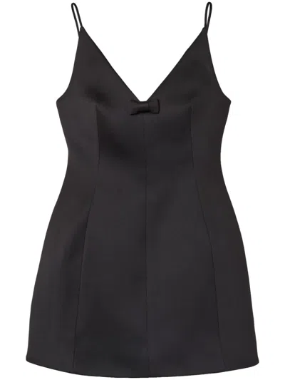 MARC JACOBS WOMEN'S BOW SATIN MINI DRESS