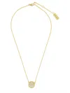 Marc Jacobs Women "button Pendant" Necklace In Multi