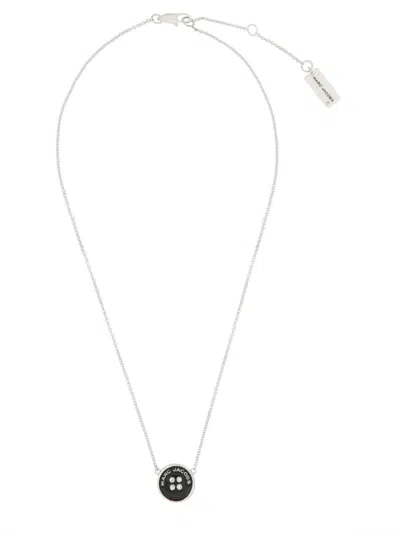 Marc Jacobs Women "button Pendant" Necklace In Multi